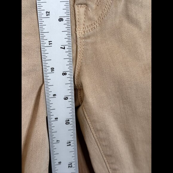 Mother Jeans 28 Womens Beige Khaki Stretch Skinny Ankle Fray Low Rise - Picture 4 of 10